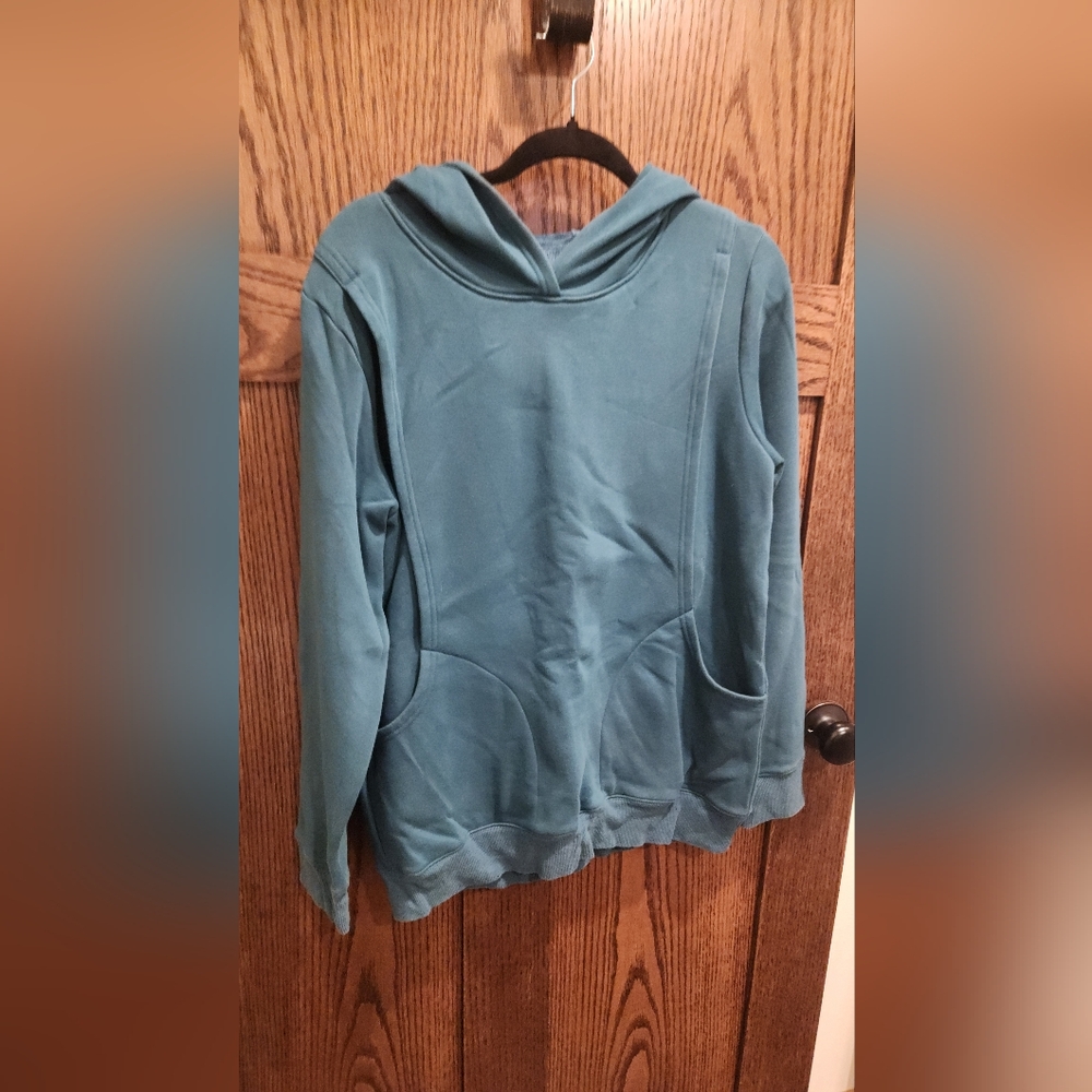 Latched Mama Peacock Heavy NURSING Hoodie